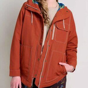 Toad&Co Women's Foreseter Pass Parka L Picante with tag